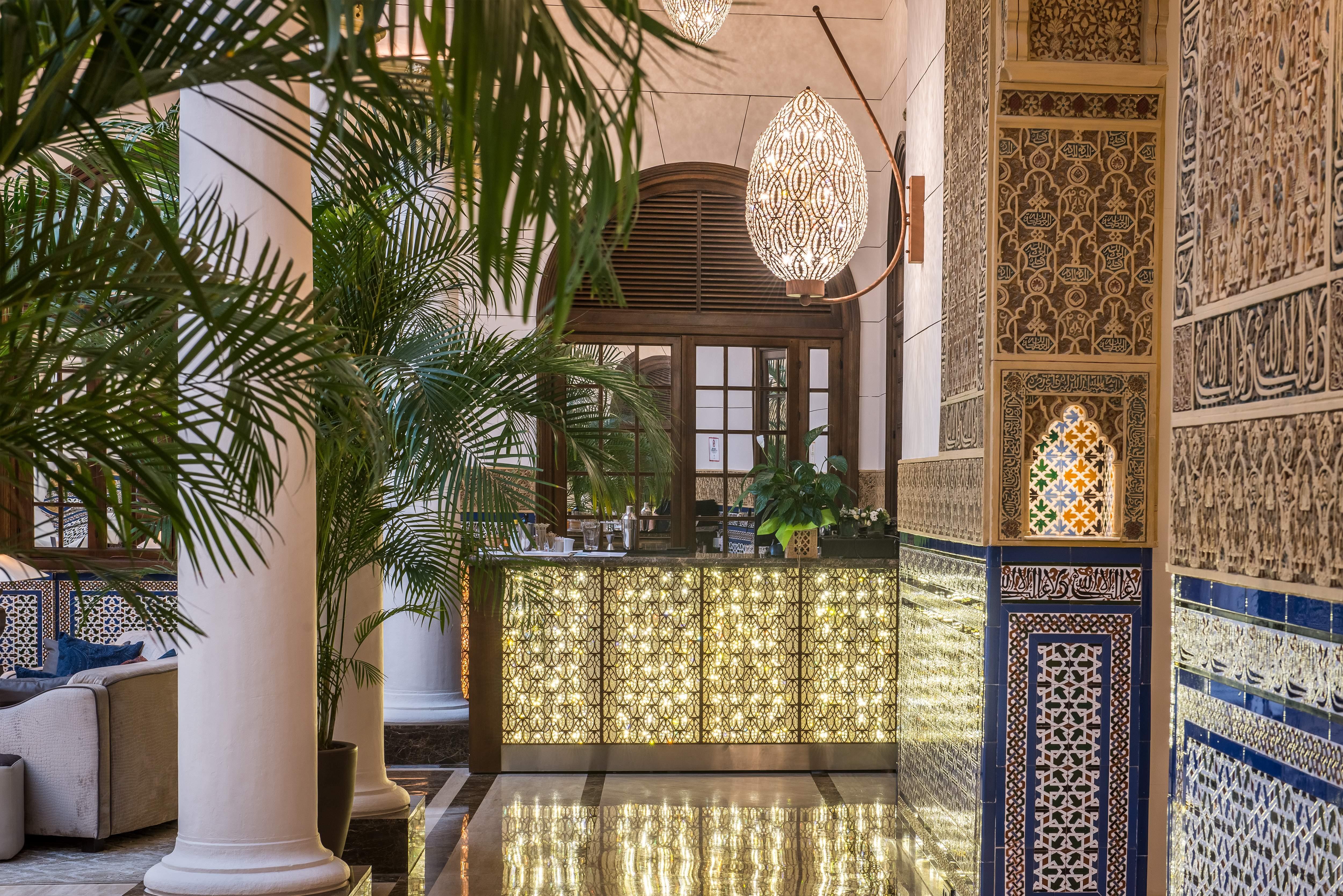 Gran Hotel Miramar Gl Malaga Exterior photo The lobby of the hotel