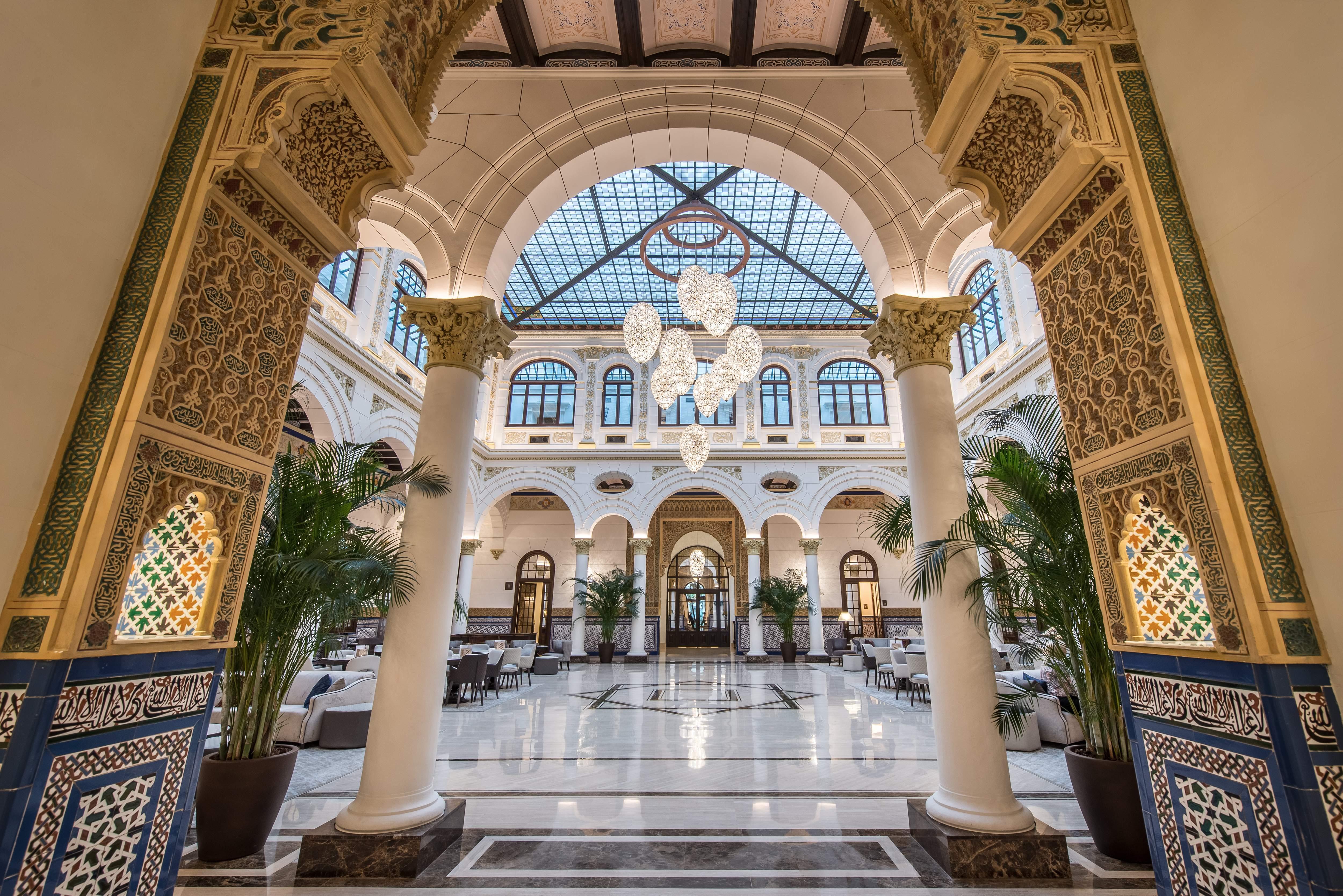 Gran Hotel Miramar Gl Malaga Exterior photo The lobby of the hotel