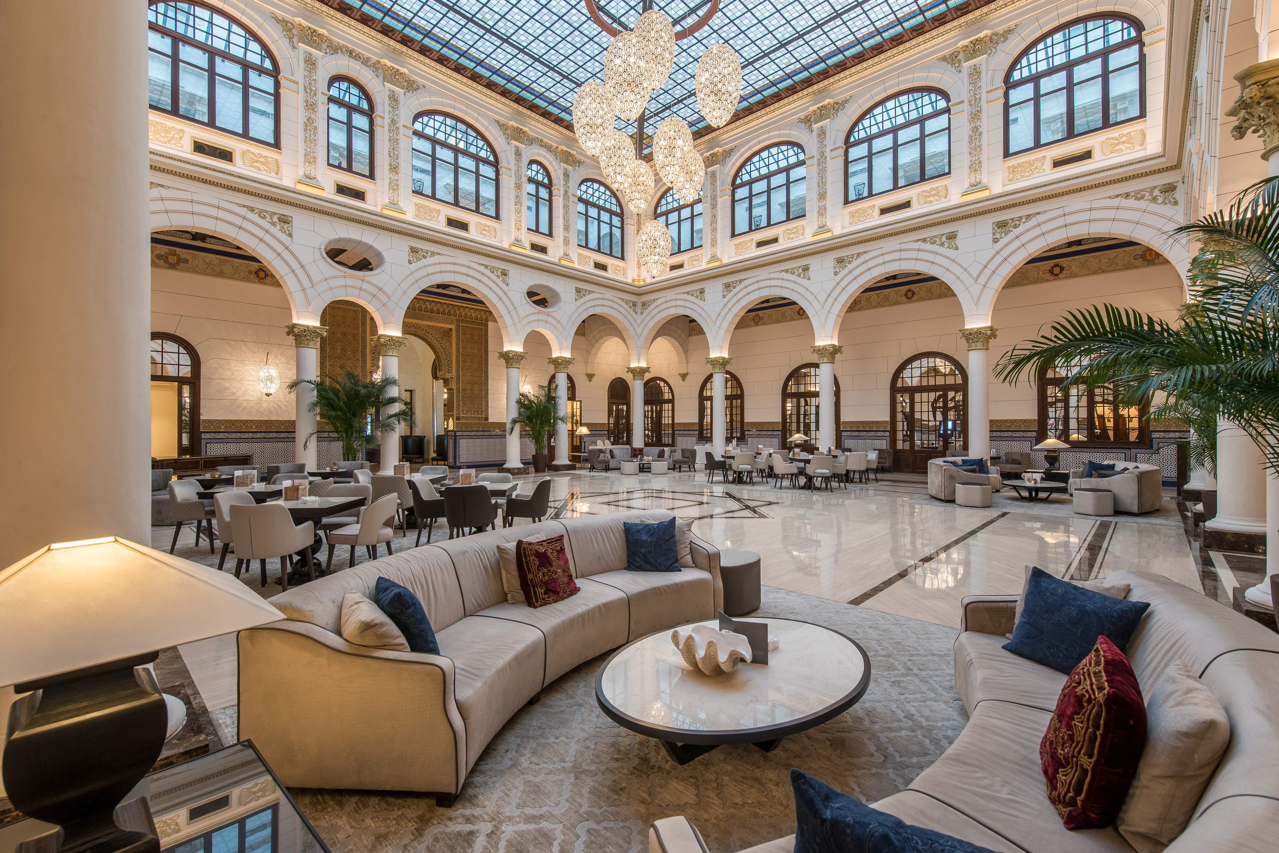 Gran Hotel Miramar Gl Malaga Exterior photo The lobby of the hotel
